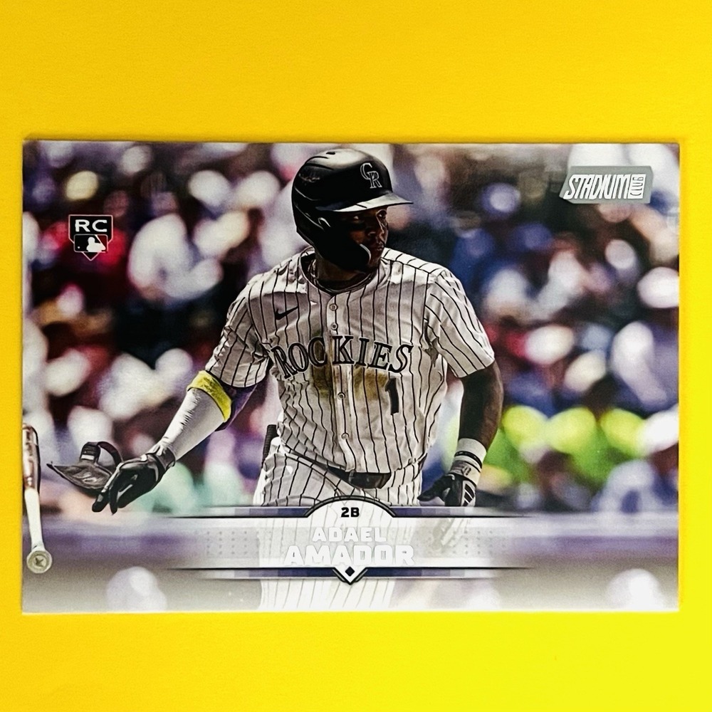 2025 Topps Stadium Club Adael Amador RC #41 Colorado Rockies Rookie Card